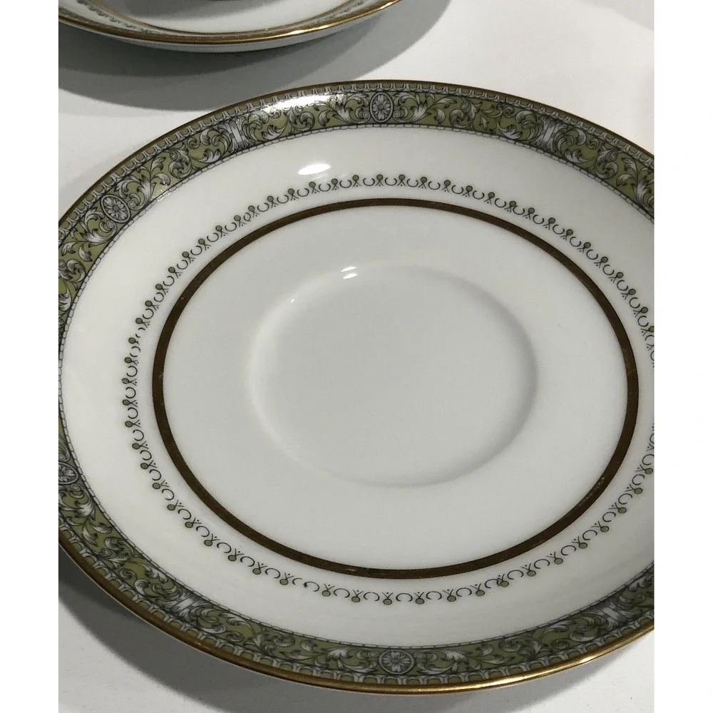 Noritake THURSTON 6871 Cup & Saucer‎ Set Lot of 5 Excellent Condition
